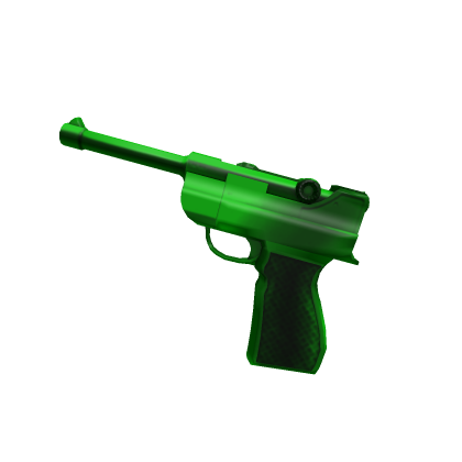 Green Luger Gun