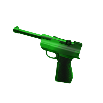 Green Luger Gun