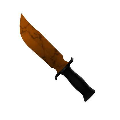 Orange Marble Knife