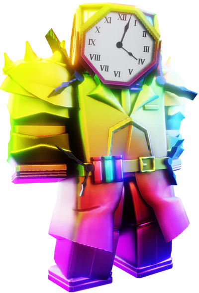 Rainbow Future Large Clockman