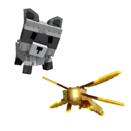 Raccoon + Dragonfly Bundle