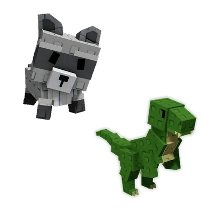 Raccoon + T-Rex Bundle